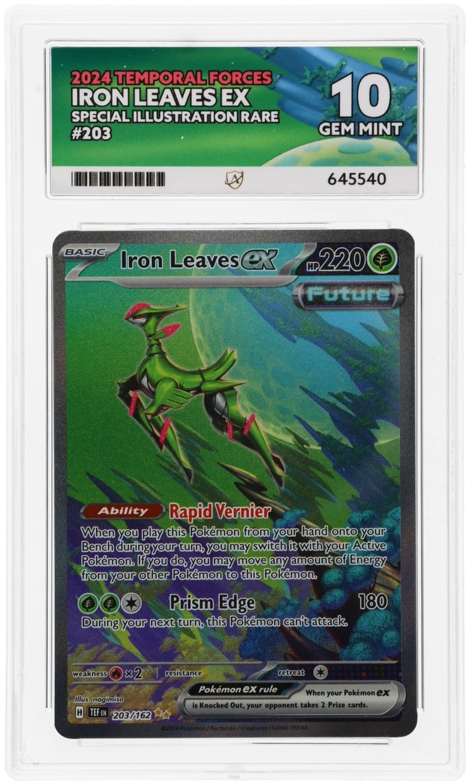 Iron Leaves EX Temporal Forces 203/162 Graded ACE 10
