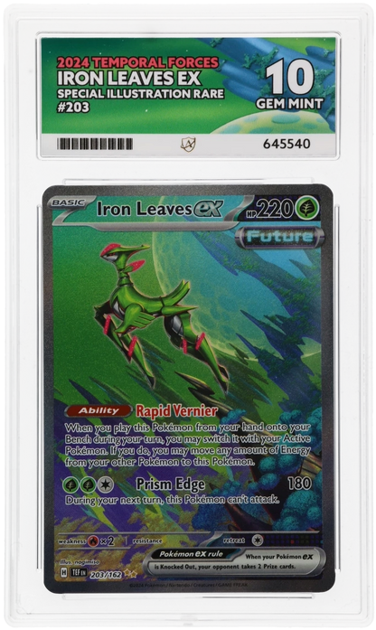Iron Leaves EX Temporal Forces 203/162 Graded ACE 10