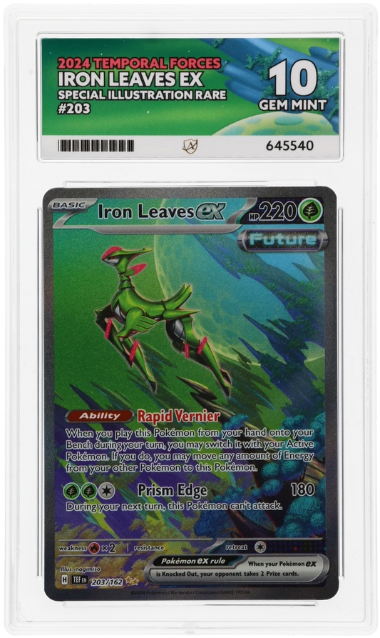 Iron Leaves EX Temporal Forces 203/162 Graded ACE 10