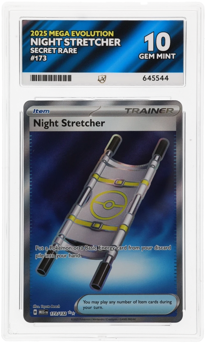 Night Stretcher POPULATION: 2!! 173/132 Graded ACE 10 - PERFECT SUBGRADES!!
