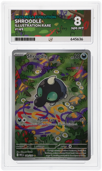 Shroodle Mega Evolutions 149/132 Graded ACE 8