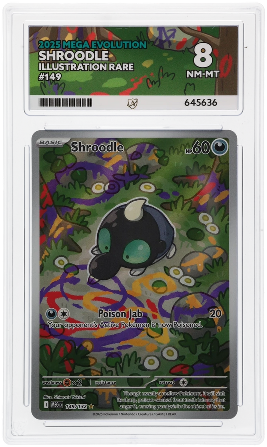 Shroodle Mega Evolutions 149/132 Graded ACE 8