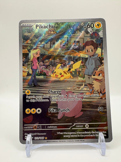 Pikachu 173/165 Full Art from 151 set