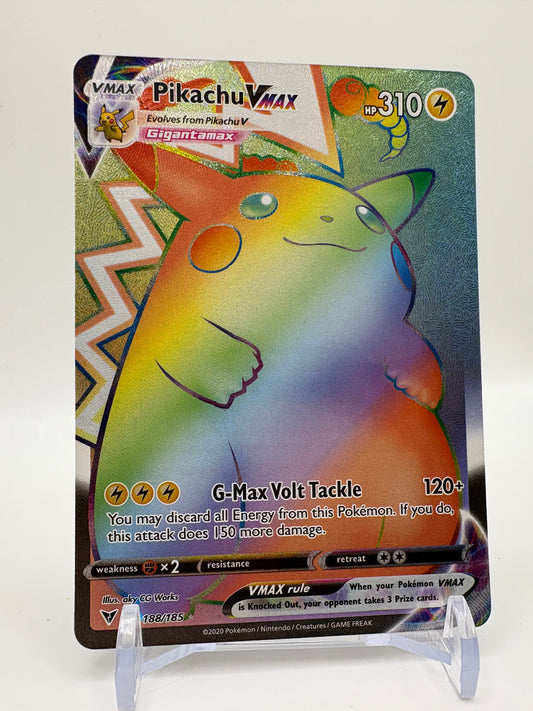 Pokemon TCG Pikachu VMAX card