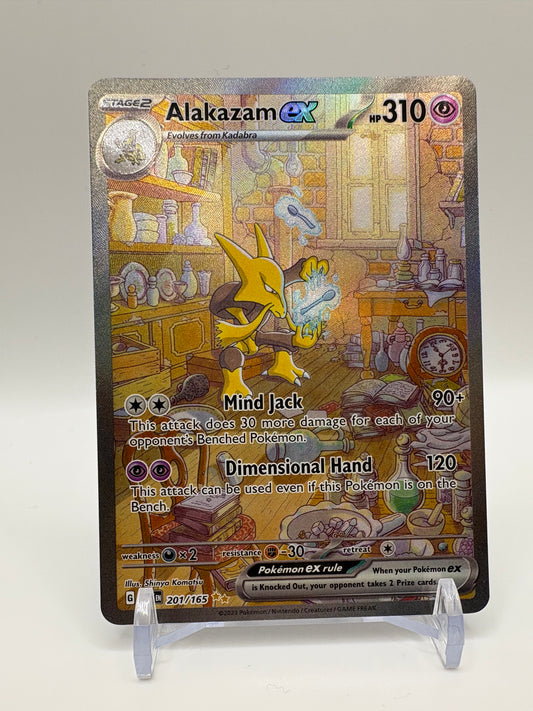 Alakazam ex 201/165 Sv: Scarlet & Violet 151 Holo