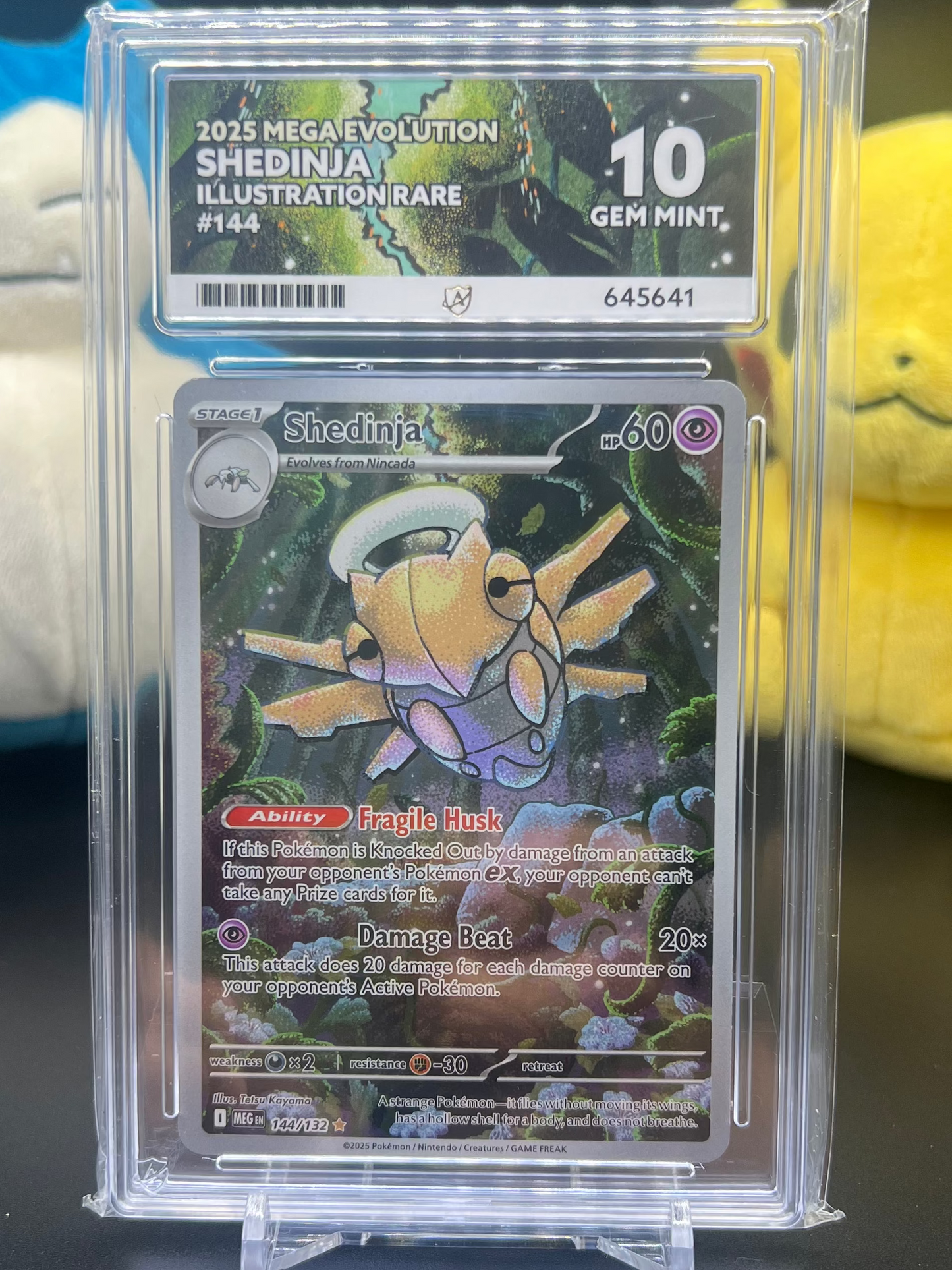 Shedinja Mega Evolution 144/132 Graded Ace 10 - PERFECT SUBGRADES!