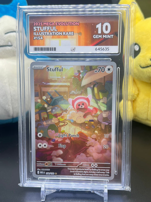 Stufful Mega Evolution 154/132 IR Graded ACE 10 - PERFECT SUBGRADES