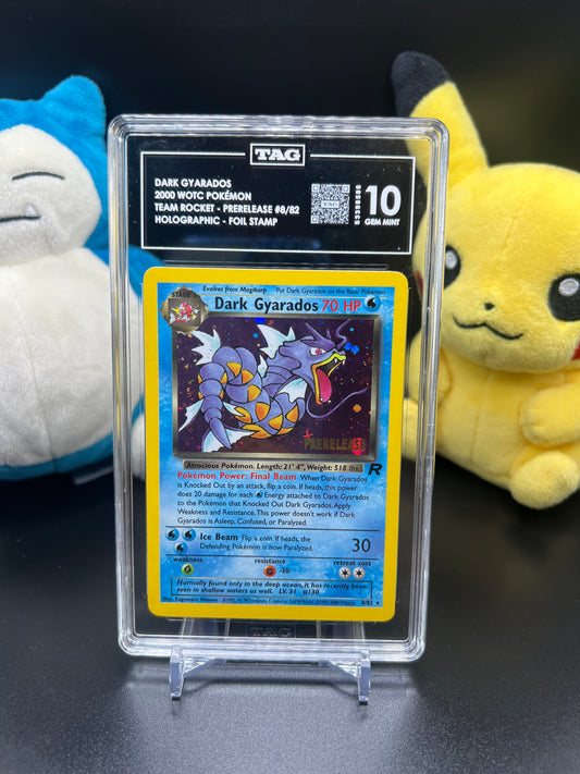 Pokemon TCG TAG Graded Dark Gyarados Card