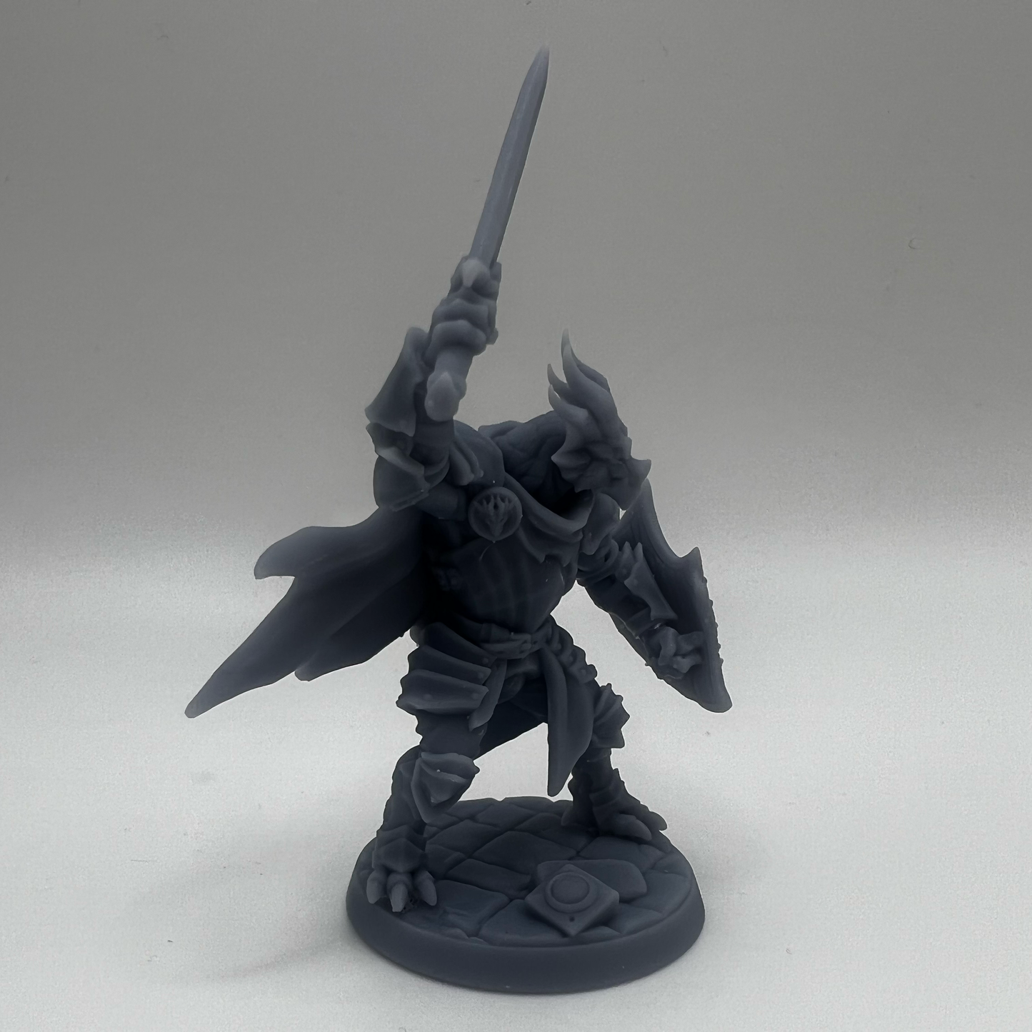 Dragonborn warrior miniature