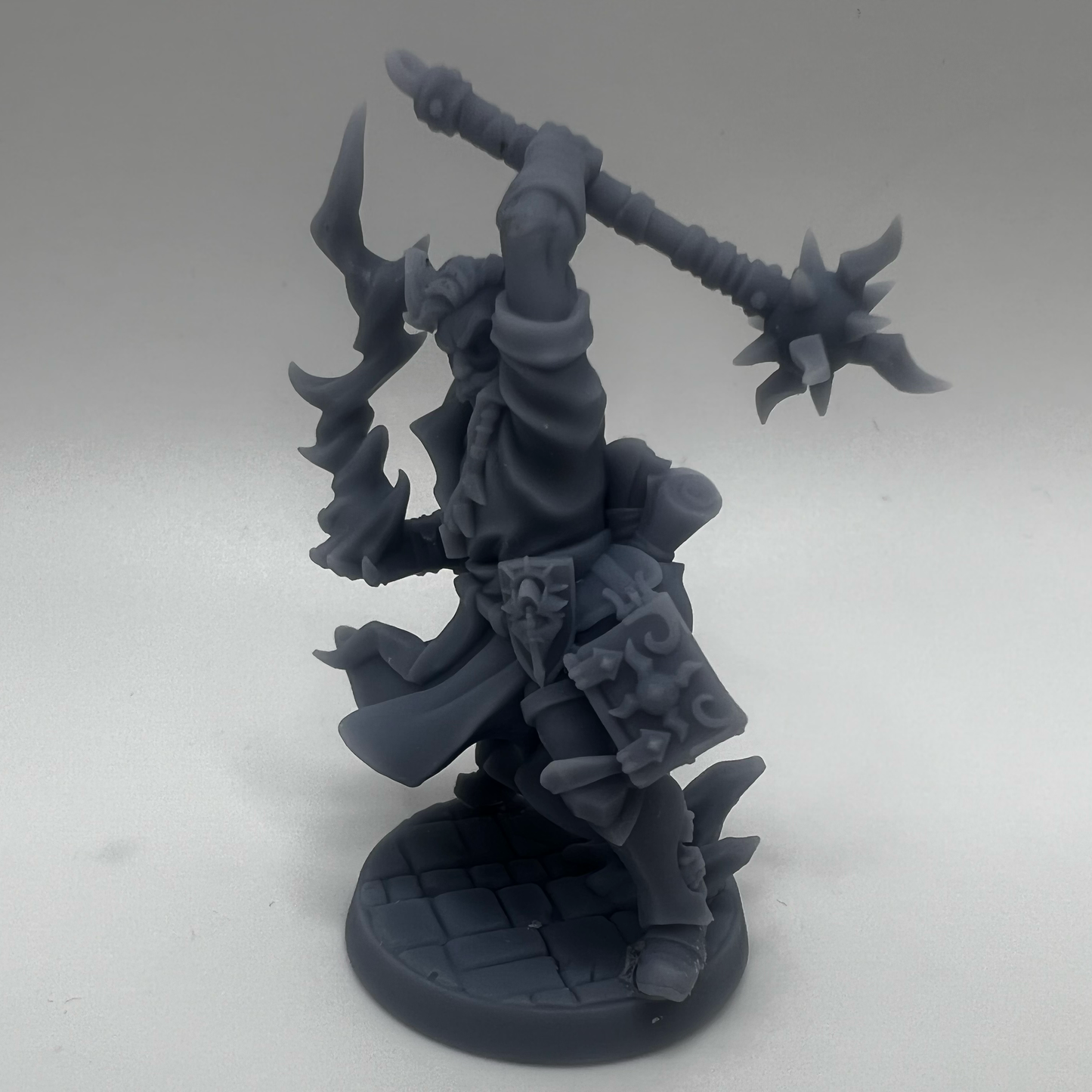 Human warlock / sorcerer miniature