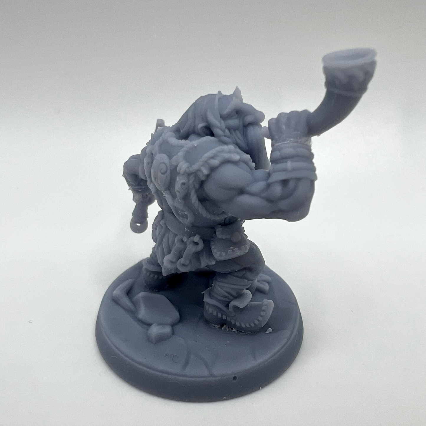 Dwarf barbarian / warrior miniature